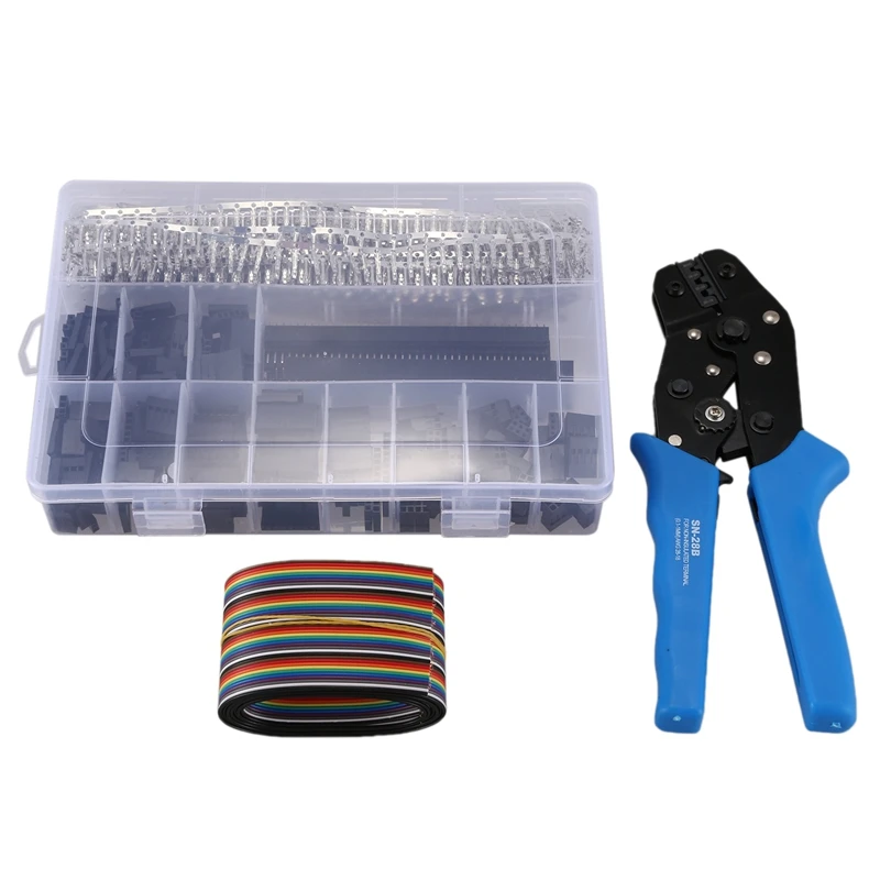 Комплект обжимных инструментов Dupont Обжимные Щипцы плоскогубцы 2 54 мм штекер