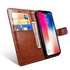 Чехол-книжка для Xiaomi Mi MIX 2S, кожаный, с отделением-бумажником