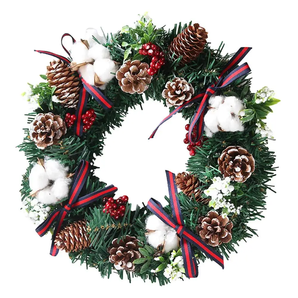 

Christmas Window Wall Ornament Christmas Wreath Durable Premium For Front Door Living Room Cabinet Wall Window Shelf Decora