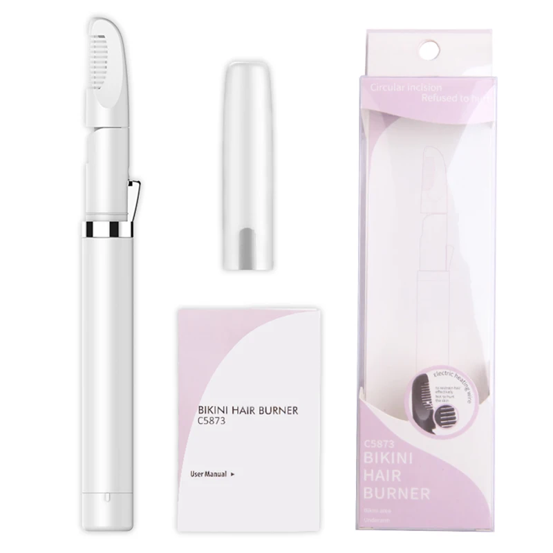 Мини триммер для бикини женщин Электрический нагревательный провод батарея