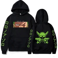 mens hoodie anime one piece hoodie spring and autumn sports casual roronoa zoro hoodie fashion pullover
