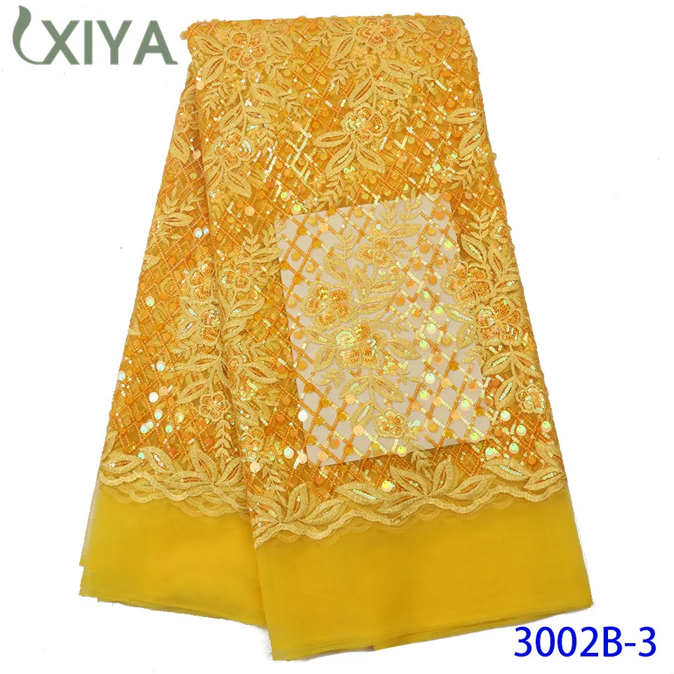 Желтая цветная ткань французский тюль сетка кружевная блестки кружево оптовая