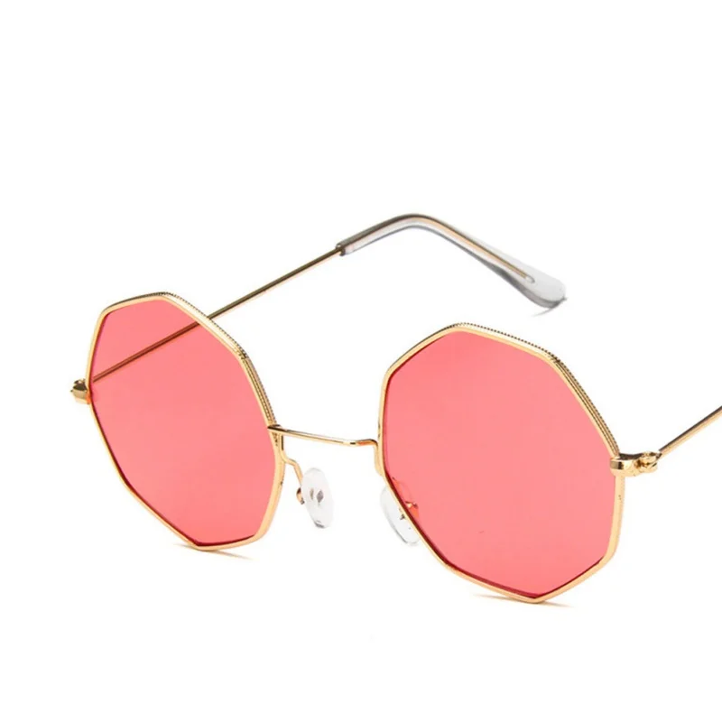 

Multicolored Round Sunglasses Fashion Retro Sunglasses Glamorous Transparent Lady Sunglasses All-match Metal Material Sunglasses