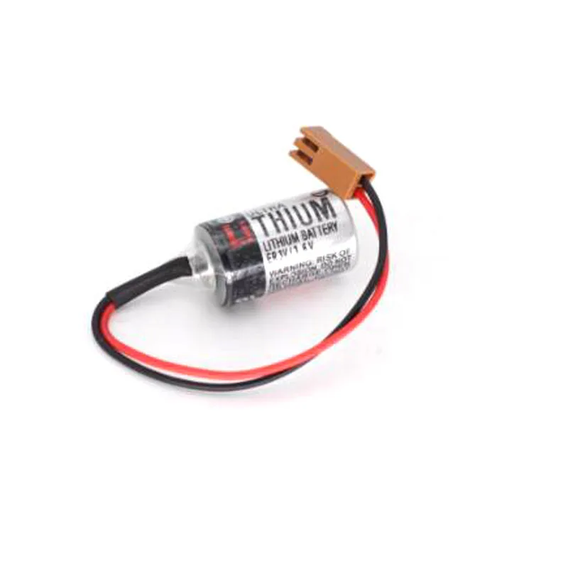 Оригинальный ER3V 3 6 V 1000mAh JZSP BA01 PLC промышленный аккумулятор с коричневой вилкой для
