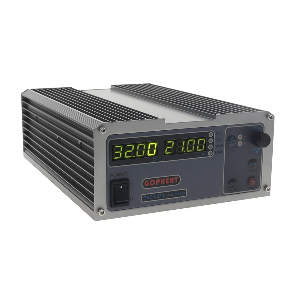 Gophert CPS 3220 импульсный источник питания 0-32 в 0-20A 0 01 В/110 a 220 В/в Точный Цифровой