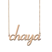 chaya name necklace custom name necklace for women girls best friends birthday wedding christmas mother days gift