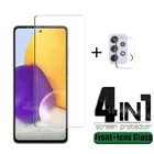 Защитная пленка для экрана Samsung Galaxy A72, закаленное стекло для объектива камеры Samsung A72
