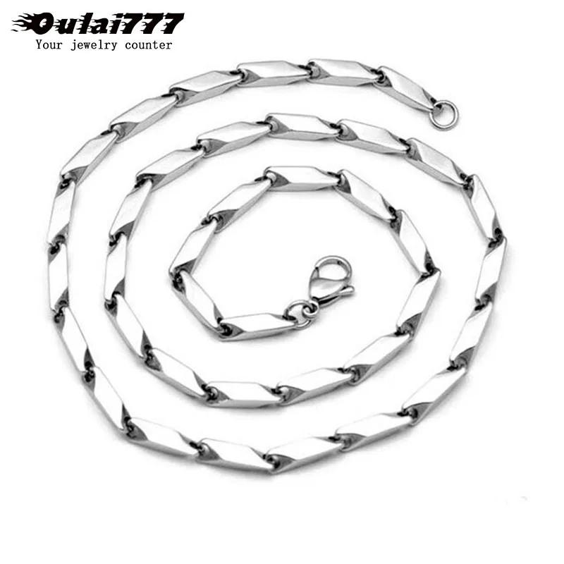 Ожерелье чокер мужское из нержавеющей стали цепь в готическом стиле массивное