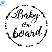 evergreater baby on board baby in the car stickers warning vinyl decoration