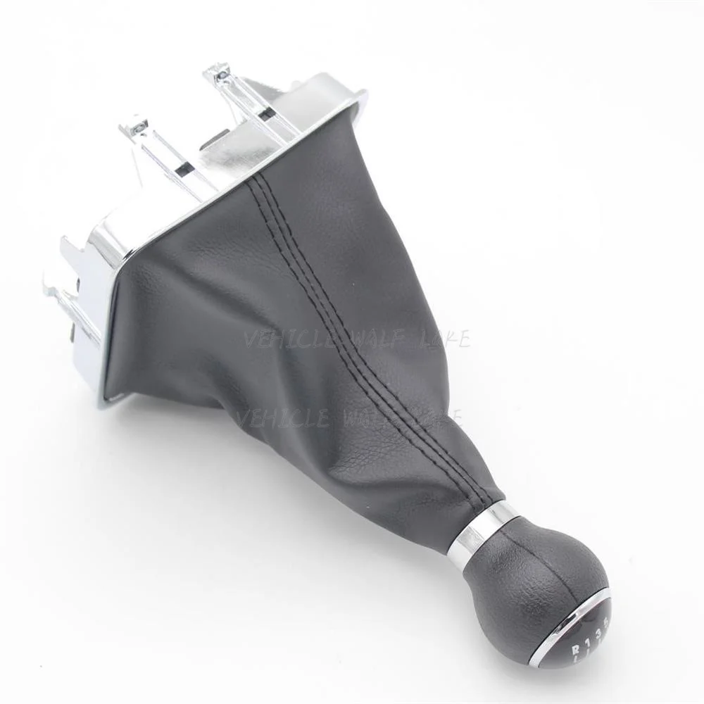 Кожаная ручка переключения передач для VW Golf Plus 2005 2006 2007 2008 2009 2010 2011 2012 2013|Ручка