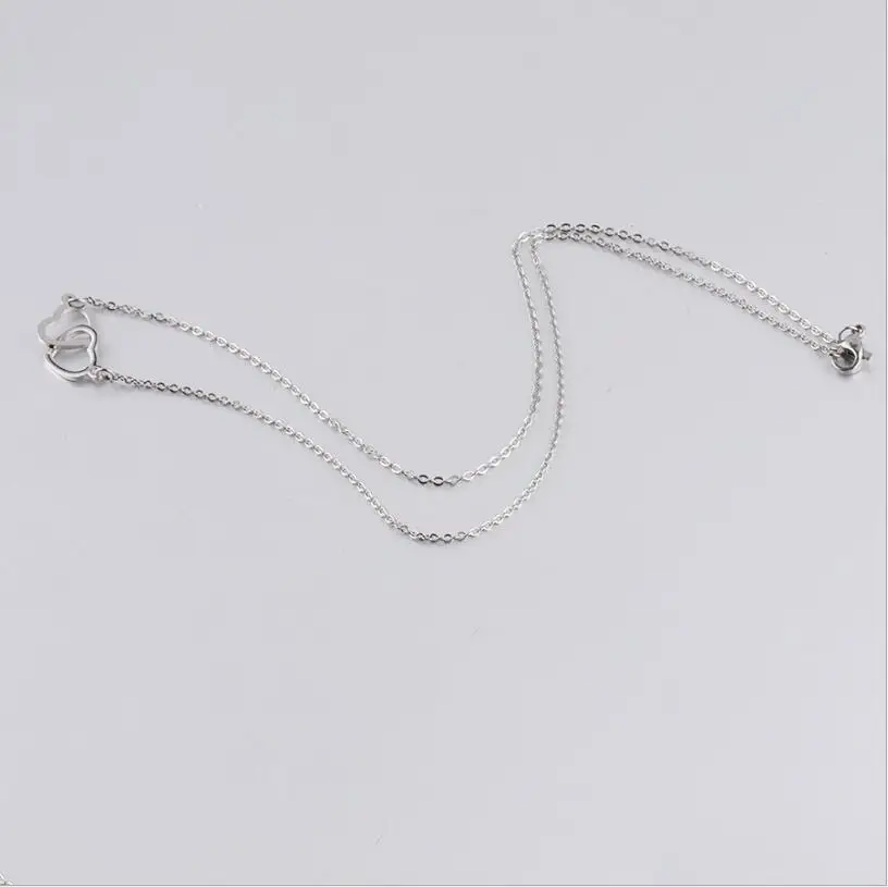 3 шт./лот зеркальная полированная нержавеющая сталь двойная любовь сердце крест