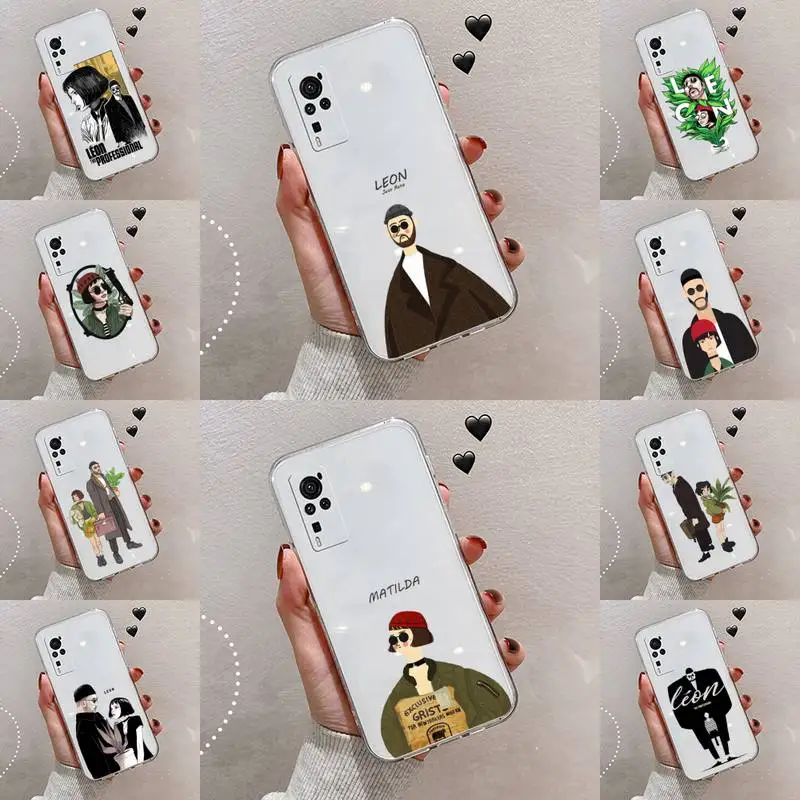 

Leon Phone Case Transparent For VIVO S 9 7 6 IQOO NEO 7 5 3 Z3 Z1 X E pro Soft TPU Clear Mobile bags