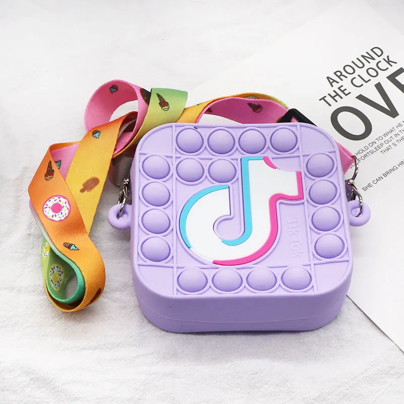 

Игрушка-антистресс для детей, Радужный Пузырь Tiktok, игрушка для снятия аутизма, подарок для девочки на День святого Валентина