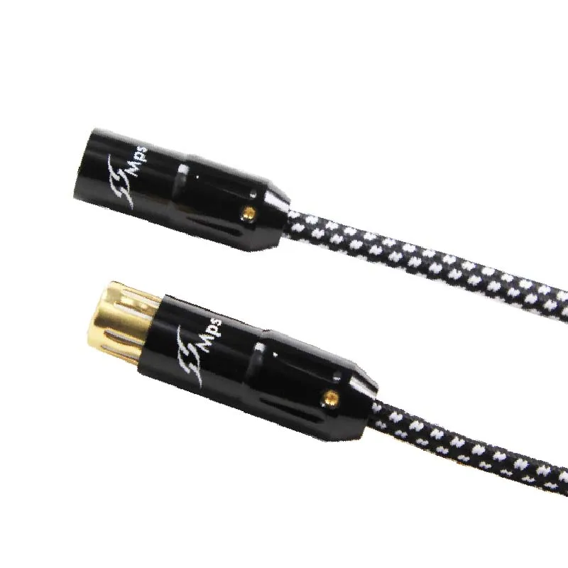 MPS X 702XLR HiFi 99.9997% OCC 24K позолоченный 3 контактный разъем XLR Балансирующий аудиокабель