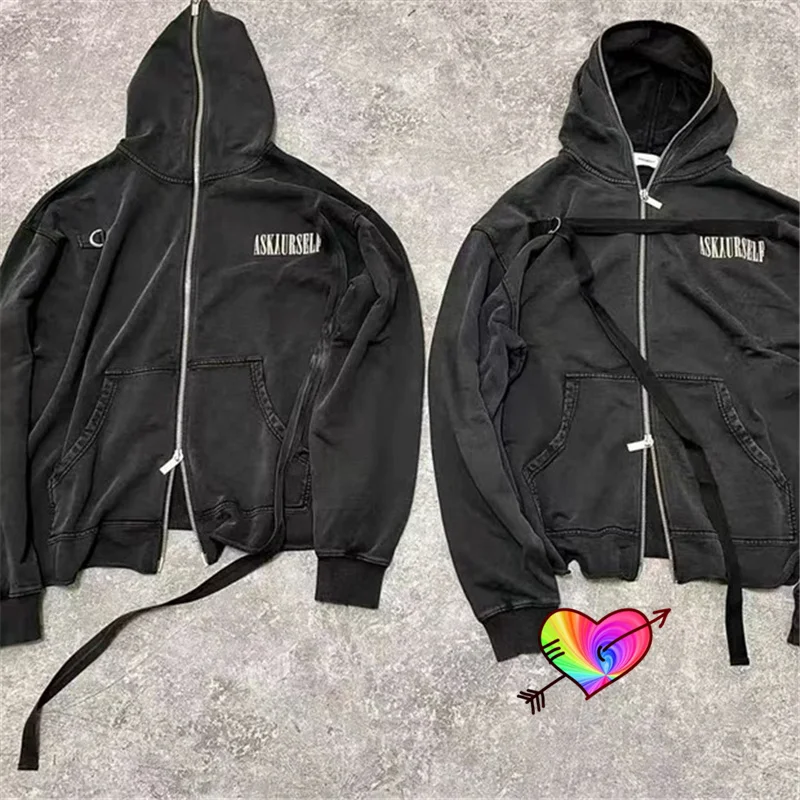 Толстовка с капюшоном ASKYURSELF для мужчин и женщин тактическая завязка на молнии