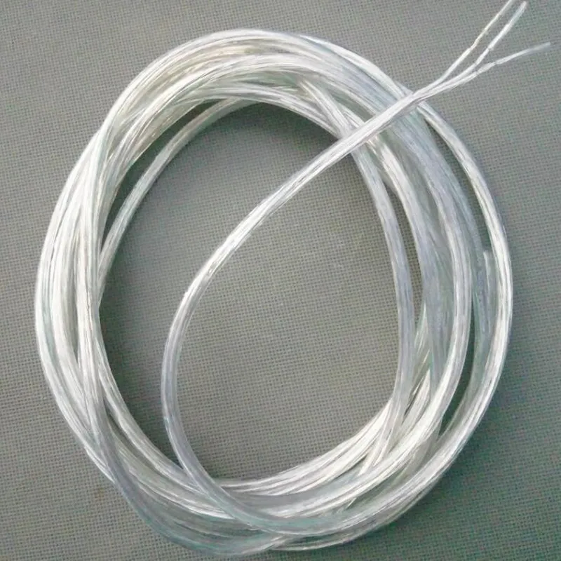

transparent 3*0.14mm/3X26AWG power cord electric cable for Lighting lamps electrical wire pendant light chandelier lamp