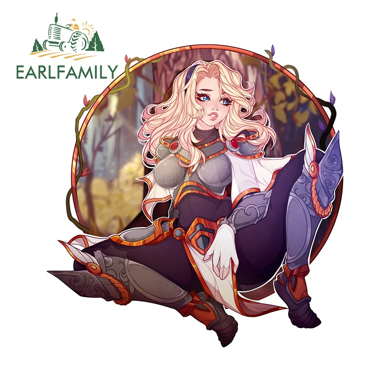 EARLFAMILY 13 см x 12 7 аниме девочка для автомобильных наклеек подходит любой плоской и