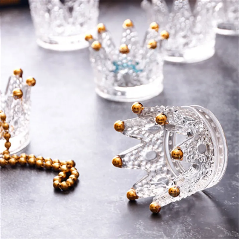 Милая пепельница с короной Стеклянная Пепельница кристаллами креативная модная