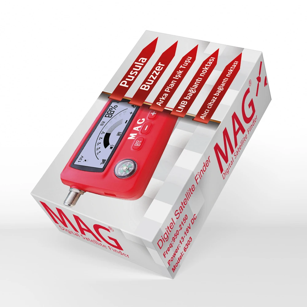 MAG MG-6303 ЖК-дисплей дисплей Цифровой спутниковый FINDER | Электроника