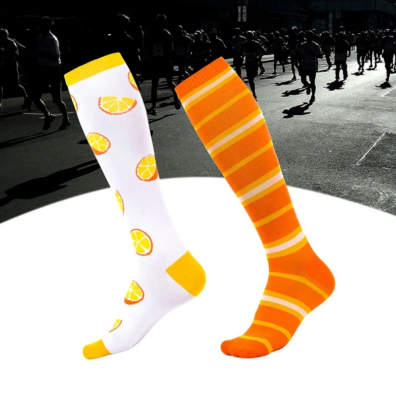

Nylon Hosiery Running Cycling Footwear Compression Tube Sports High/Long Quick Drying Socks Compression Socks Knee Accessories
