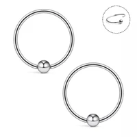 2021 simple cute sweet round buckle hoop earrings fashion for women round bead shaped circle piercing earrings jewelry