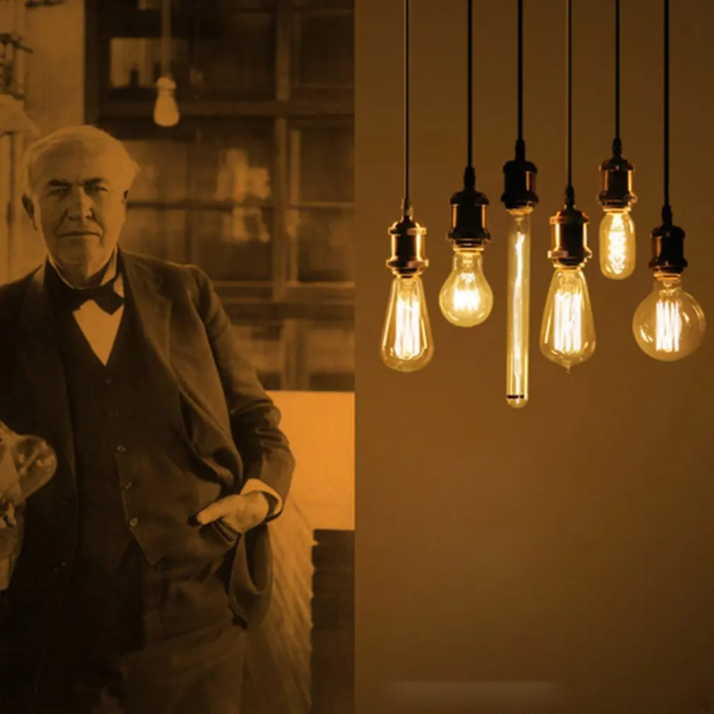 

4W G45 E27 LED Light LED Bulb Retro Edison Clear Amber Cover LED Filament Antique Vintage Glass Lamp Tunable Light Free Shipping
