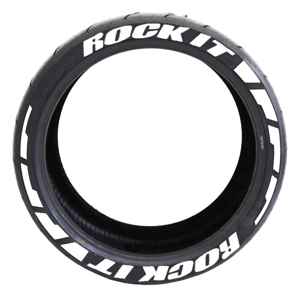 (ROCKIT and line)x8 Автомобильный тюнинг, Универсальный 3D логотип, наклейка на колесо шины, авто стиль мотоцикла, на заказ, забавное Спортивное украшение, наклейки - Название цвета: (ROCKIT and line)x8
