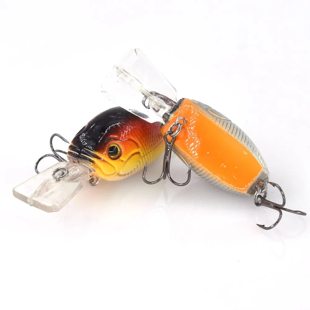 MAKEBASS Small Crank bait FishingLures Fishing Wobbler Lifelike Swimbait Artificial Hardbait Fishing Tackle.