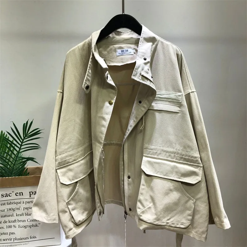 Весна-Осень 2020 Женская куртка с длинным рукавом повседневные пальто женская