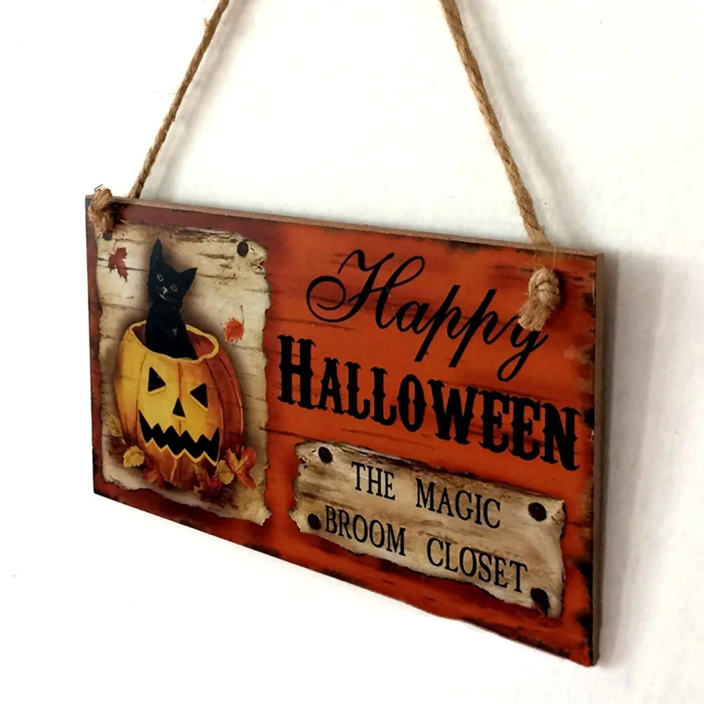 Деревянные изделия Хэллоуин товары Деревянный фестиваль Карнавал ночная тыква