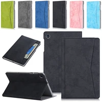 case for lenovo tab m10 fhd plus x606f new release flip stand case shockproof tablet cover for plus x606f with card slot wallet