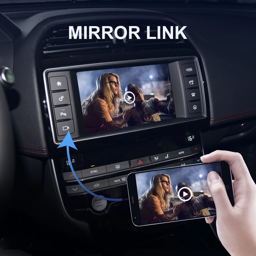 ISUDAR для Apple беспроводной Carplay Jaguar/Land Rover/XE/XF/Range Rover/Evoque/Discovery 4 Android Auto Ai Box