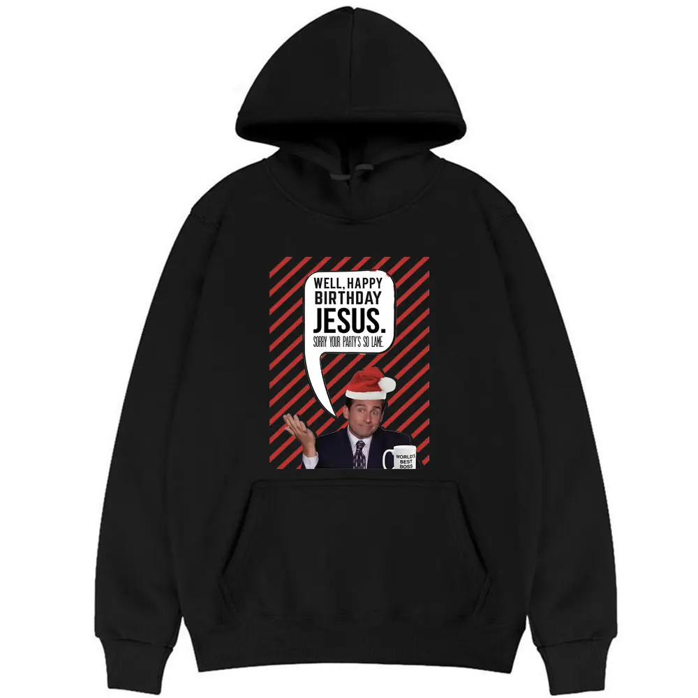 

Michael Scott Homage The Office Christmas Gift Hoodie Tv Series Dwight SchruteJim Pullover Fashion Funny Men Women Sweatshirt