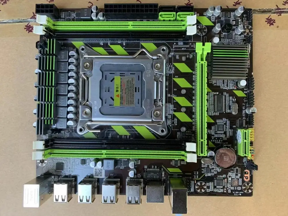 Atermiter X79 X79G материнская плата LGA2011 комбо E5 2689 Процессор 2 шт. x 8 ГБ = 16 Гб DDR3 Оперативная память 1600 МГц PC3 12800R