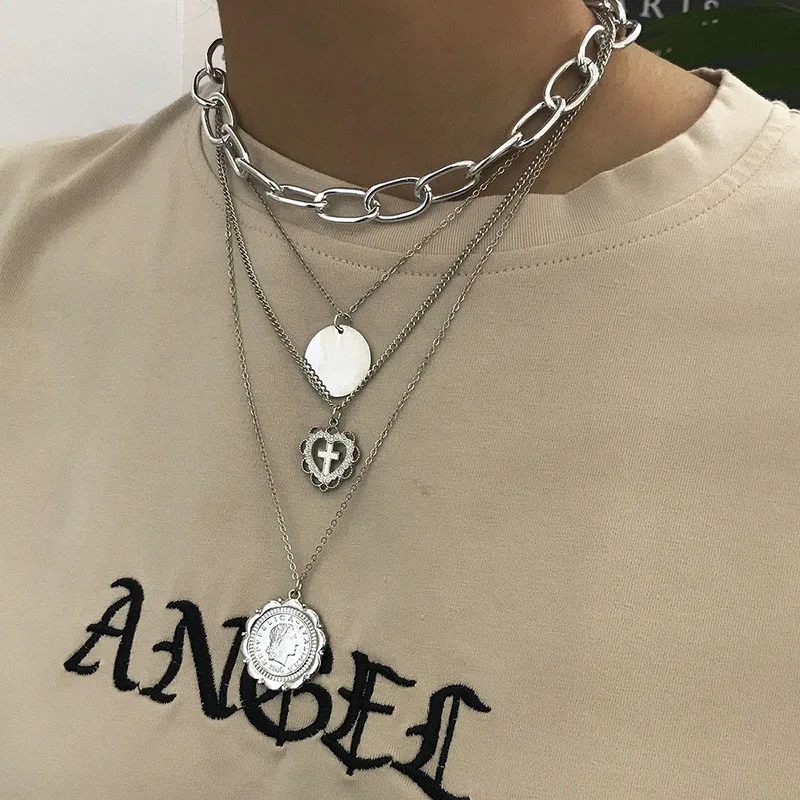 Collane Colier Cadena Bijoux (украшения своими руками) Ретро Подвески с крестом Колье женское
