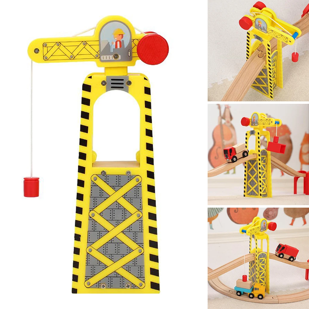 

Пластиковый Кран Подъемник игрушка для детей возрастом 3 + девочек и мальчиков для Thomas развивающая Строительная игрушка Подарки