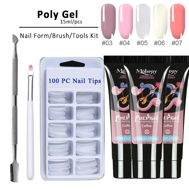 15 г Beateal поли гель Наборы Французский прозрачный дизайн ногтей камуфляж Цвет