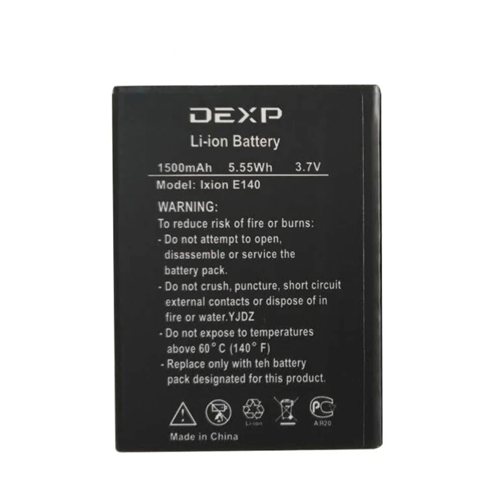 Новый литий ионный аккумулятор для DEXP Ixion E140 E 140 мобильного телефона аккумуляторы
