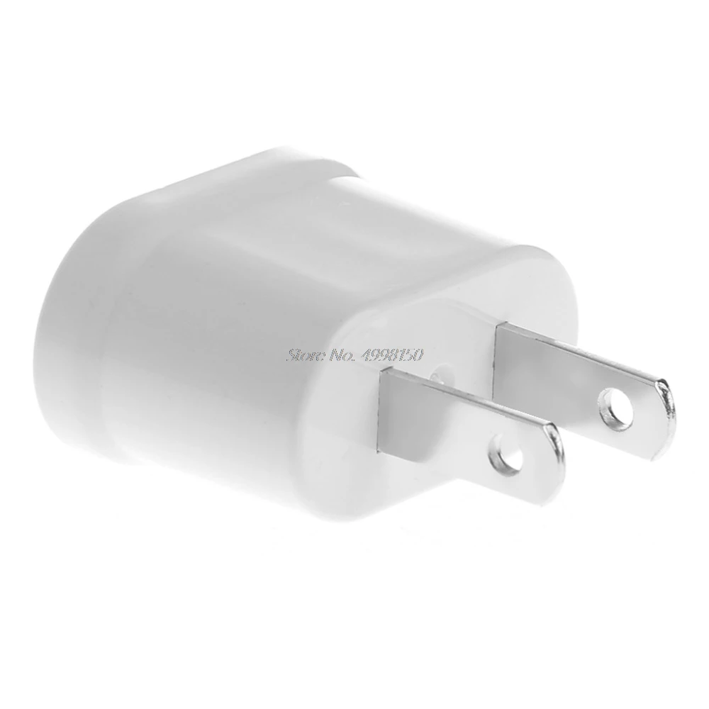 EU Female To US Male AC Power Plug конвертер Универсальное зарядное устройство для путешествий