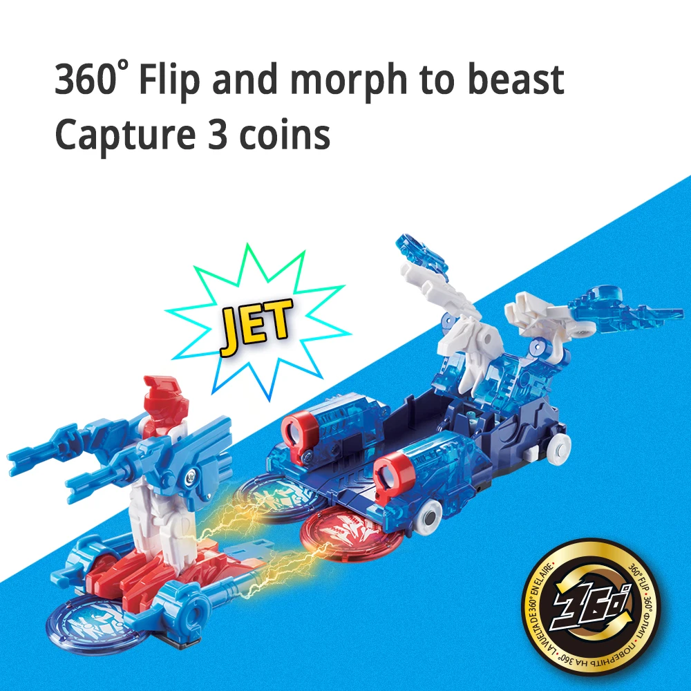 Скричеры дикие переворачивающийся робот трансформер автомобиль флип Морф в