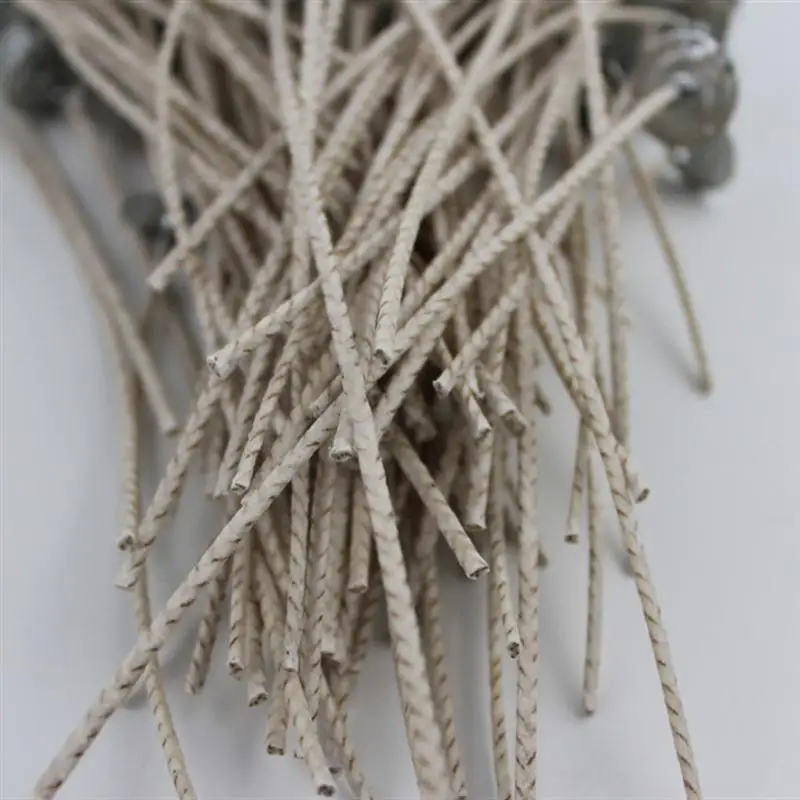 Набор для изготовления свечей 100 шт. предварительно Вощеные фитили с вкладками из