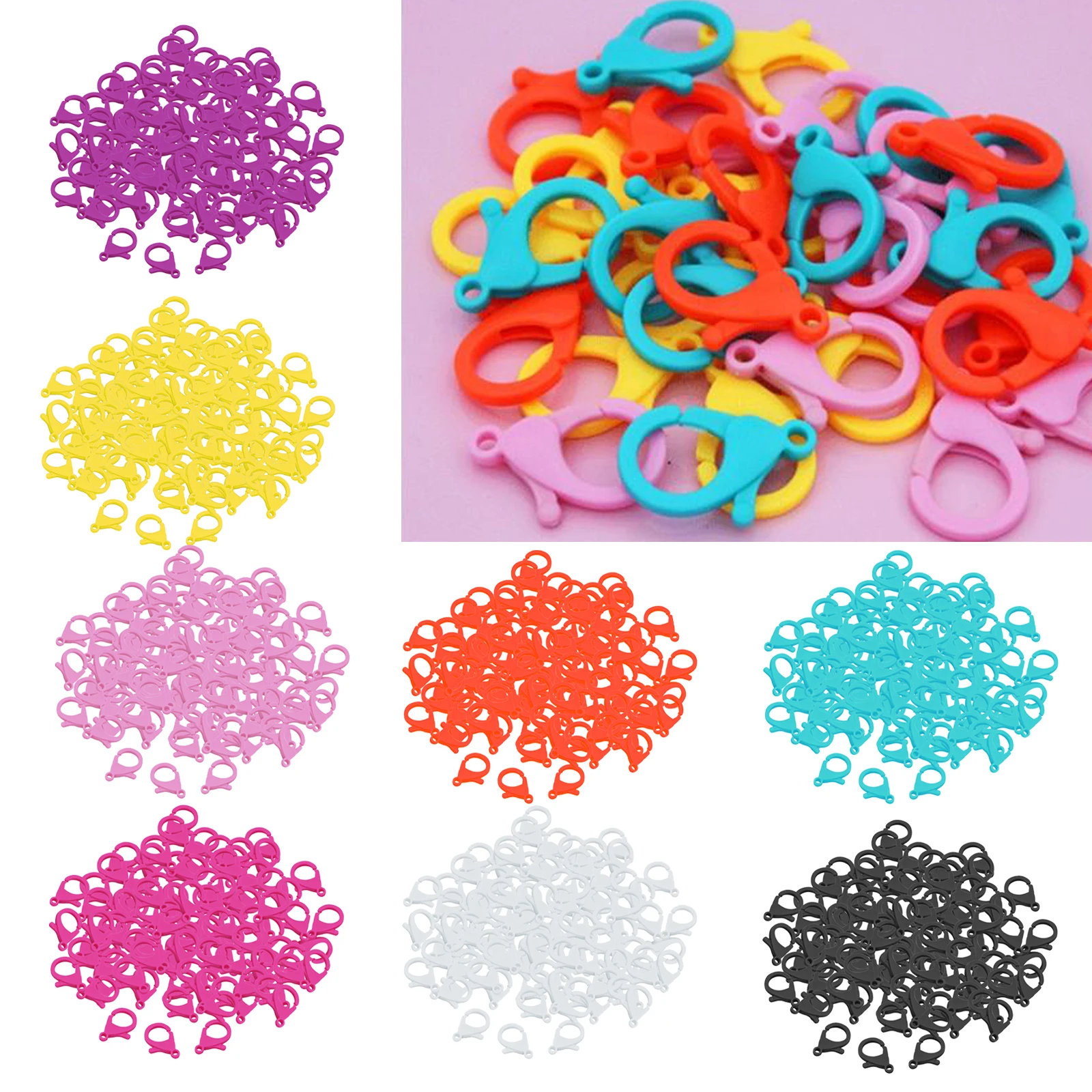 

Пластиковая застежка-карабин 100x25x50 мм, застежка «сделай сам», брелок для ключей