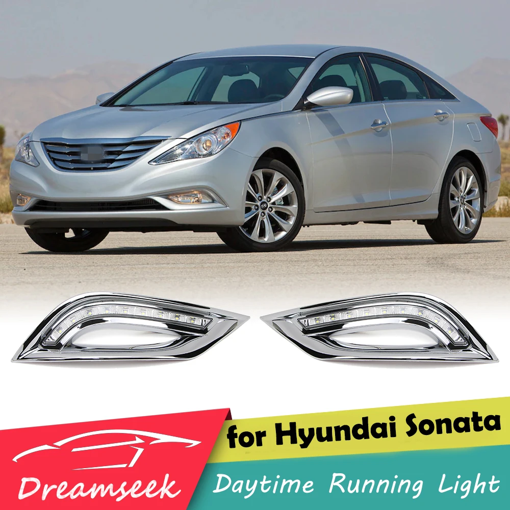 

LED DRL for Hyundai Sonata 2011 2012 2013 2014 Daytime Running Light With Turn Signal Lamp
