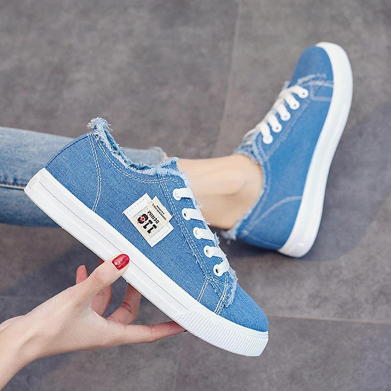 

Women Canvas Shoes Tennis Summer Students Casual Shoes Lace Up Unisex Light Soft women sneakers Comfortable shoes for women 2021