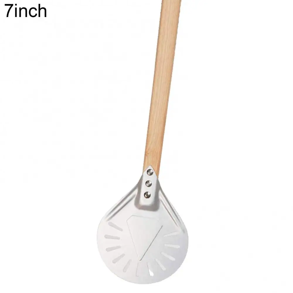 

Removable Pizza Peel Shovel Non Stick Kitchen Baking Supplies with Wood Handle