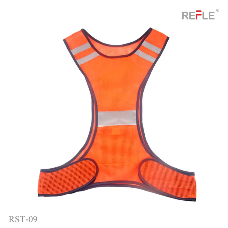 

Upgrade Pocket Cycling Night Running Outdoor Sports Reflective Vest Night Running Cycling Reflective Vest Breathable Mesh