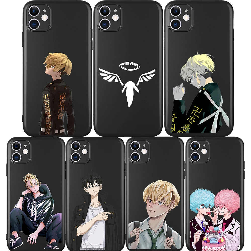 

Tokyo Revengers Manjiro Sano Cute Anime for IPhone 13 12 Pro Max 5 6 6S 7 8 SE 2020 Plus X XS XR 11 Pro Max Phone Case Coque