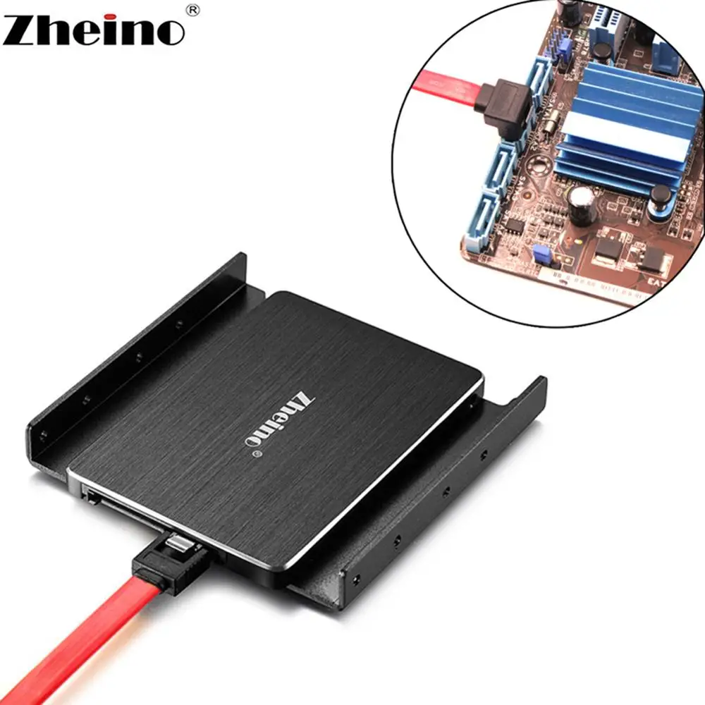 Zheino 2 5 дюйма до 3 монтажный адаптер HDD SSD кронштейн настольная рамка для держателя