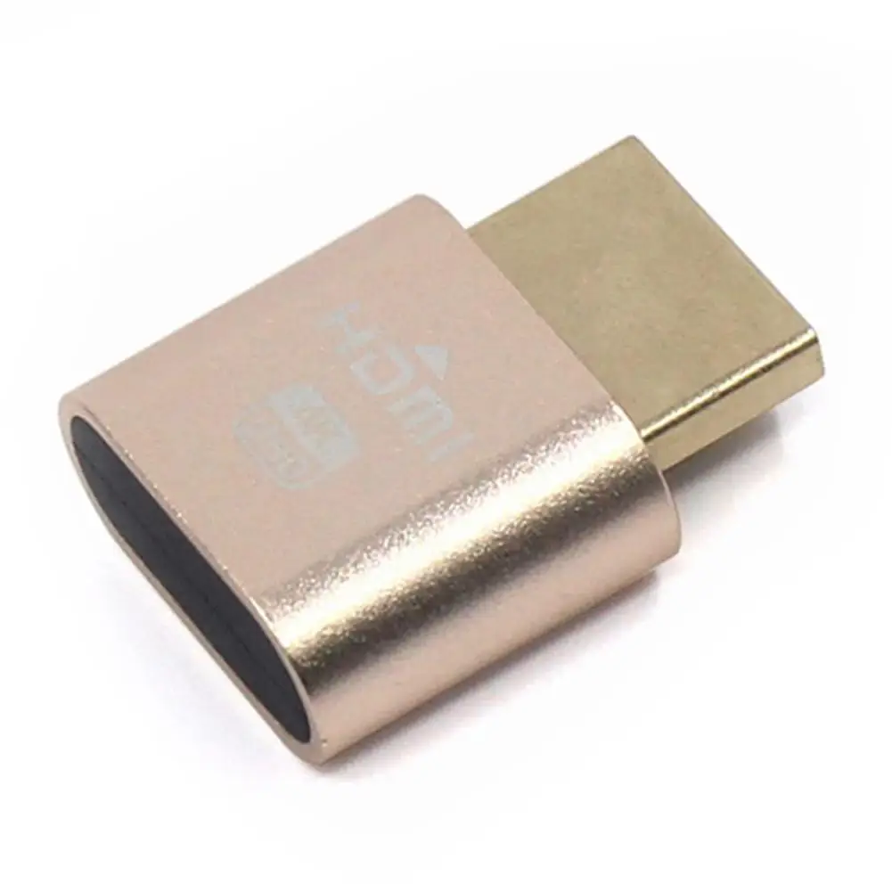 Адаптер Виртуального дисплея типа папа совместимый с HDMI поддерживает эмулятор