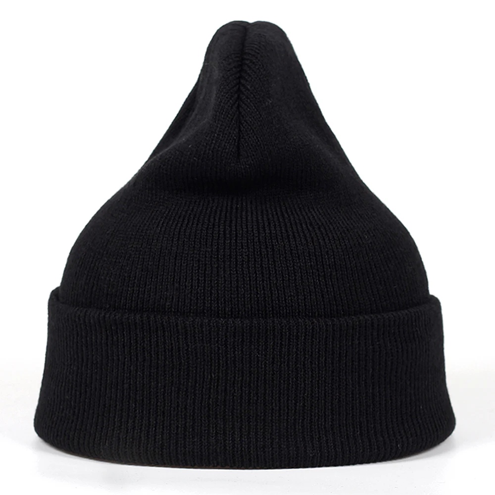 

NO.23 Winter Hat Knitted Hat Beanie Cotton Embroidery Skullies Beanies Hat Hip Hop Knit Caps